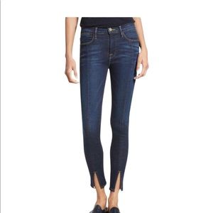 Frame Denim Le High Skinny Front Slits in Wyman